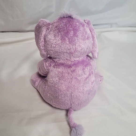 Kohls Cares Dr. Suess The Nose Book Purple Elephant Plush 12" Stuffed Animal - Picture 3 of 6